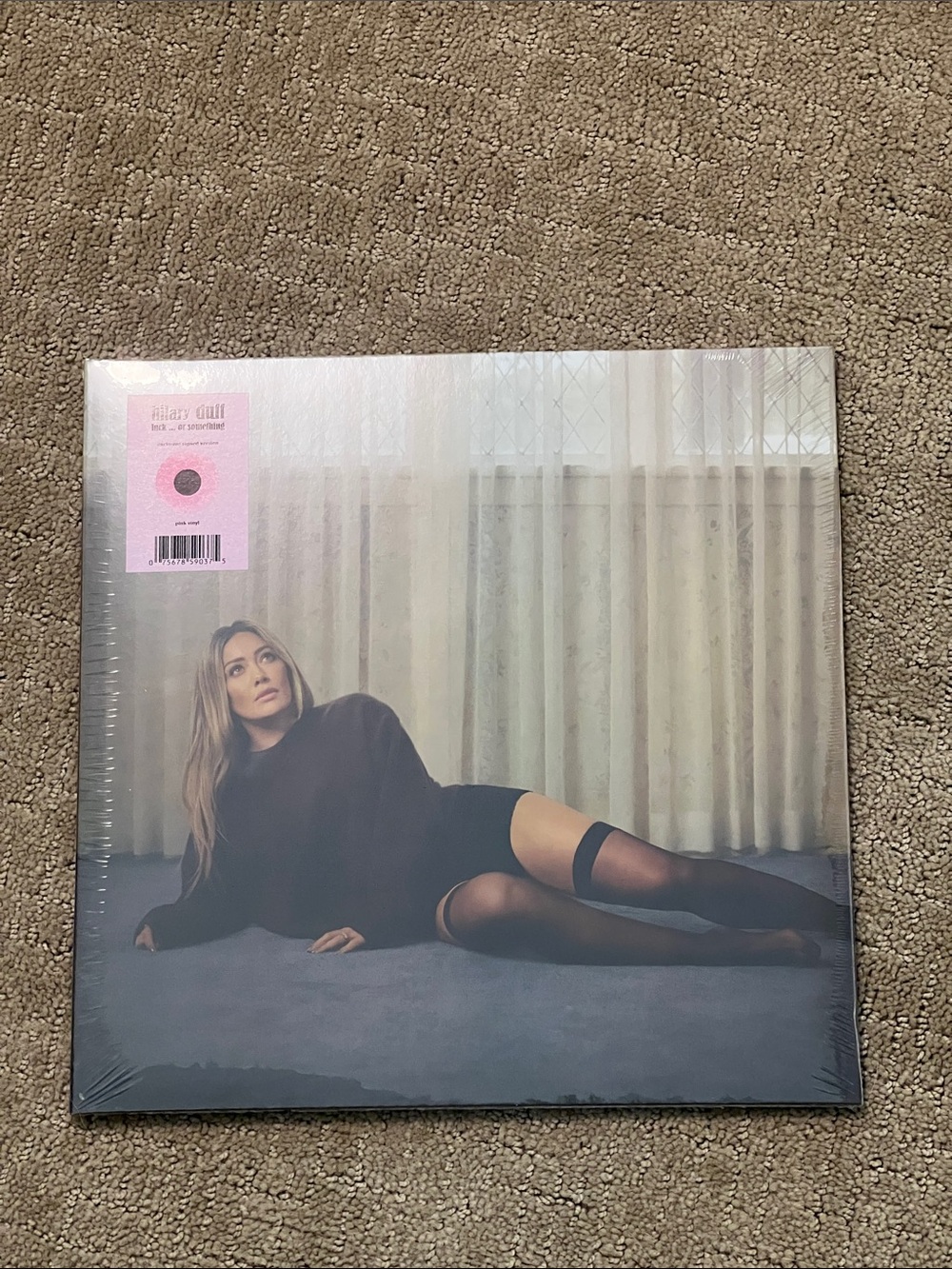 Sealed Hilary Duff Signed Vinyl Luck… or Something Album